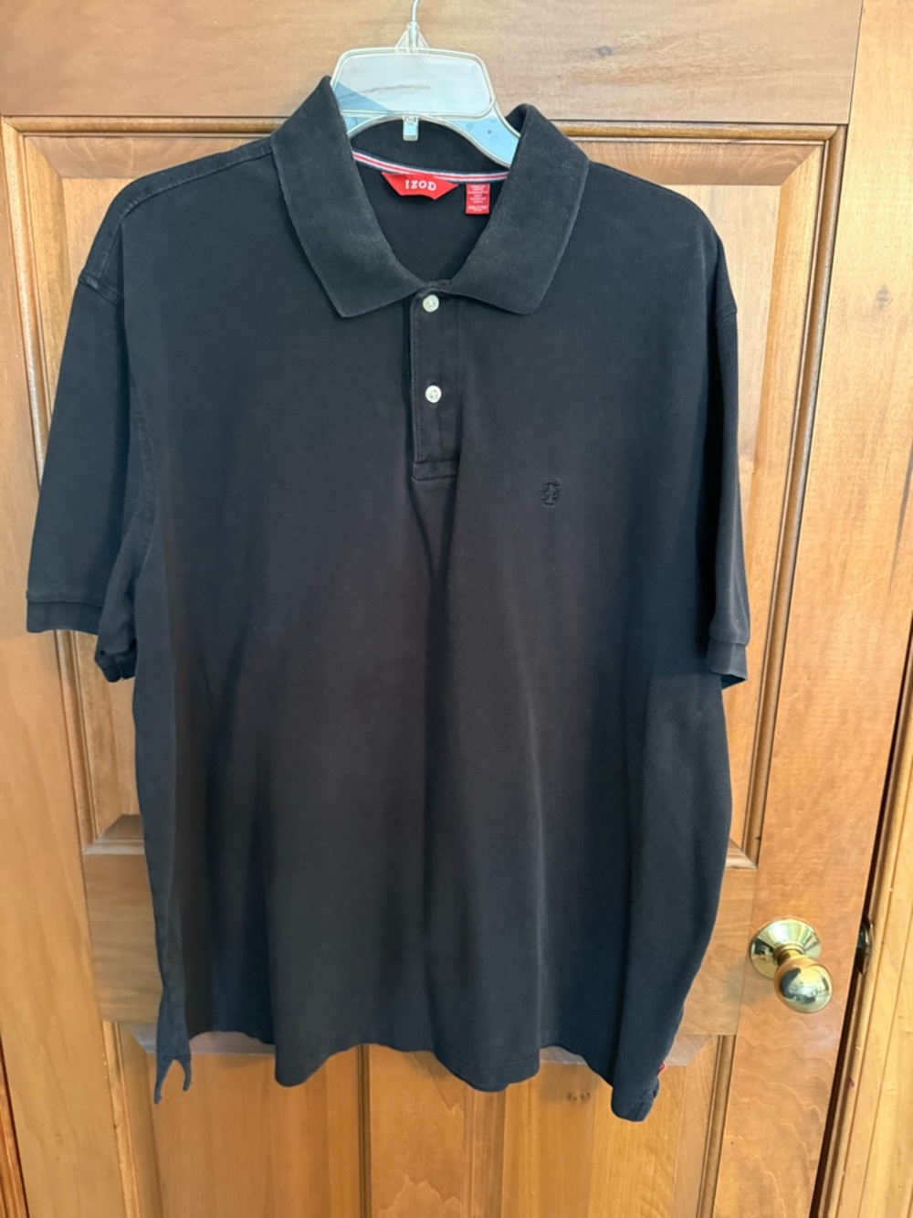 Izod Black Men’s Polo with Subtle Logo